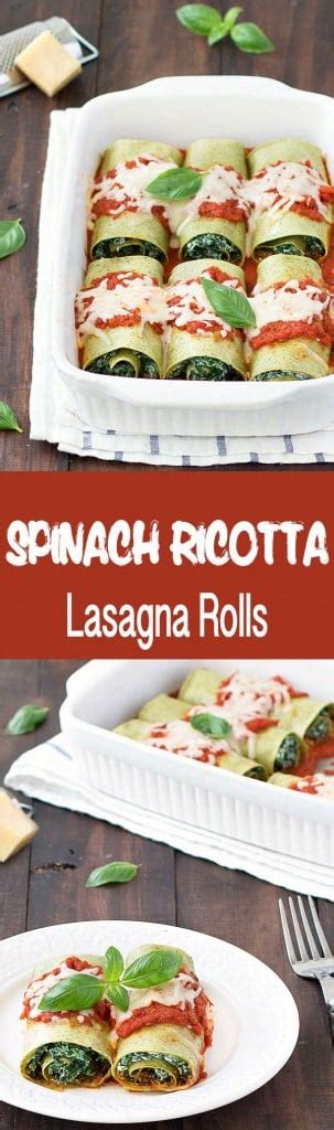 Easy Spinach Ricotta Lasagna Rolls As Easy As Apple Pie