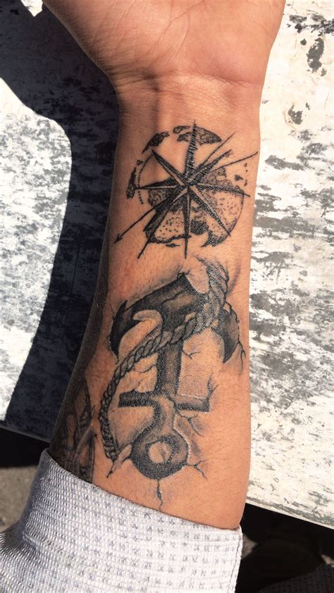 Anchor Hand Tattoo Tattoos For Guys Tattoos Hand Tattoos