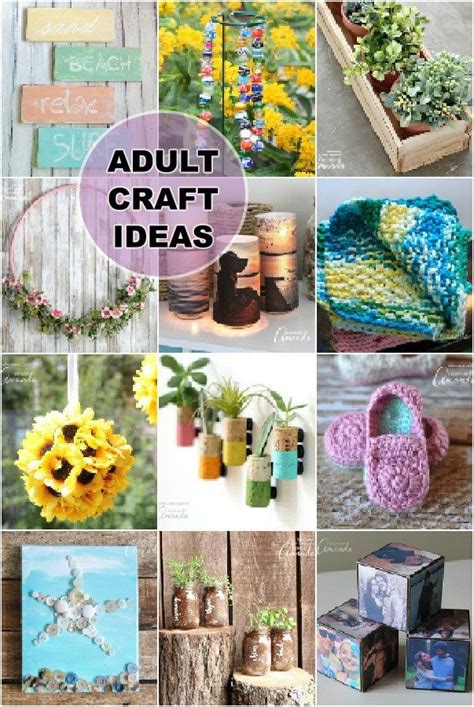 Adult Craft Ideas Lots Of Crafts For Adults Diy Crafts For Adults