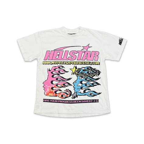 Hellstar Pixel T Shirt White Kenshi Toronto