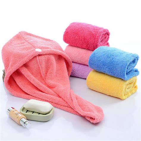 Microfiber Hair Towel 3 Pack Quick Drying Towelsturban Wrap Super