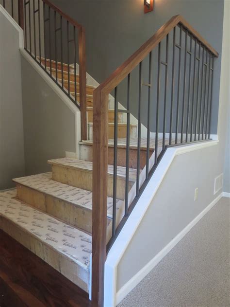 These robust and durable indoor bending handrails and wooden hand railings for indoor curved stairs and helicoidal stairways. Interior Railings | O'Brien Ornamental Iron | Interior ...