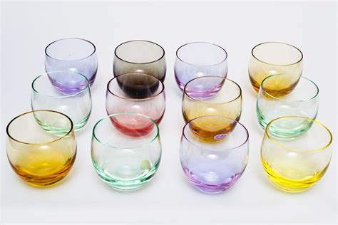 Rudolf Eschler Moser Culbuto 12 Ks Glass Collection Wine Glass Stemless Wine Glass