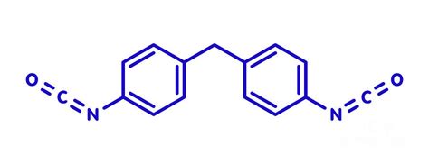 Methylene Diphenyl Diisocyanate Molecule Photograph By Molekuulscience