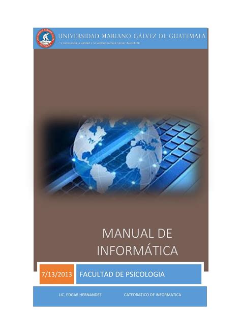 Manual De Informática By Edgar Hernandez Issuu