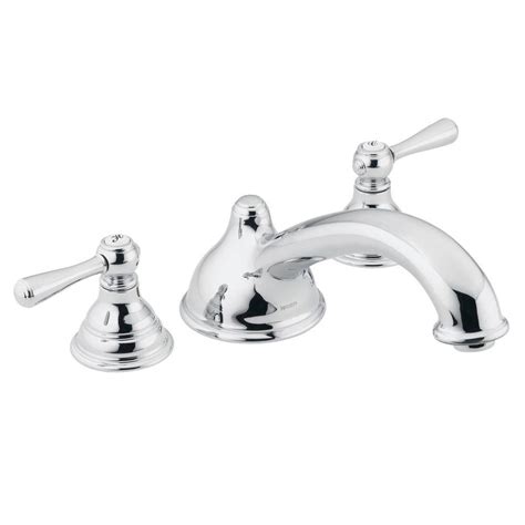 For more information, go to www.p65warnings.ca.gov. MOEN Kingsley 2-Handle Deck-Mount Roman Tub Faucet Trim ...