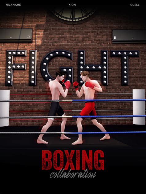 Nicknamesims4 Nickname X Xion X Guell Boxing Collaboration