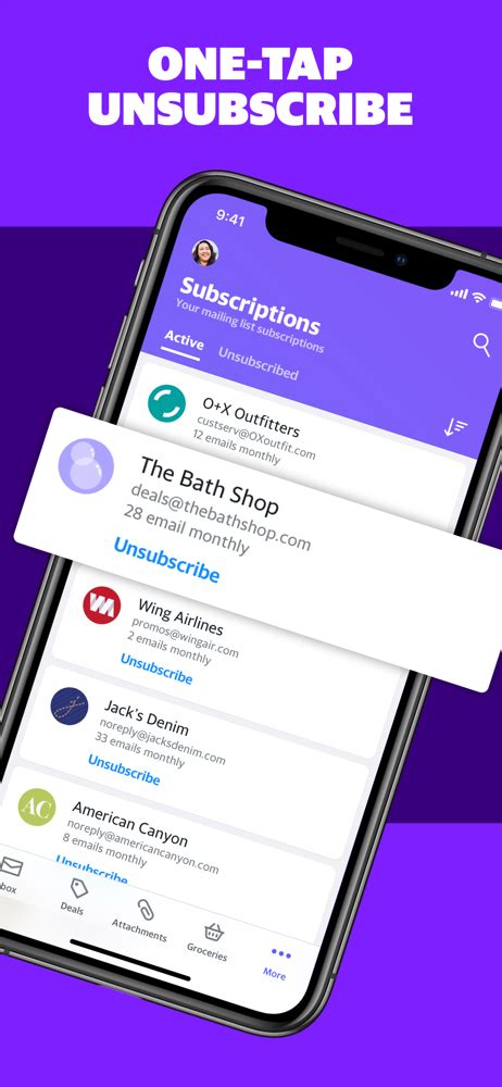 Yahoo Mail Organized Email Overview Apple App Store Us