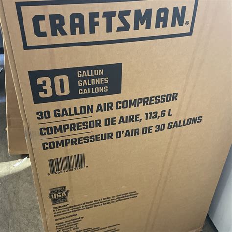 New Craftsman 30 Gallon Single Stage Portable Corded Electric Vertical