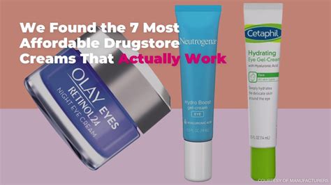 We Found The 7 Most Affordable Drugstore Eye Creams That Actually Work