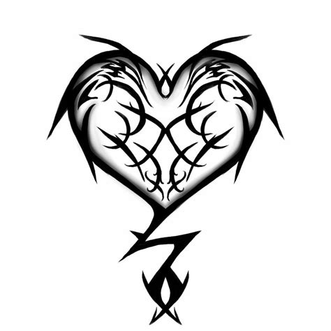 See more ideas about heart tattoo, tattoos, body art tattoos. Tribal Heart Tattoo Design by fluffys-inu on DeviantArt