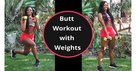 Gymra Weighted Butt Workout Butt Workout Videos On Youtube Popsugar