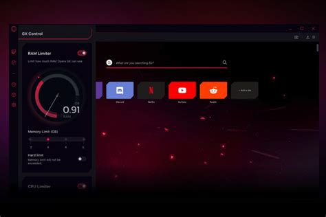 The web browser was specifically designed for the design of the opera gx browser set it apart from most desktop browsers; The Opera GX browser is built for gamers with RAM and CPU ...