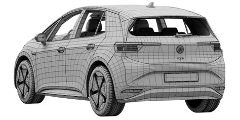 Volkswagen Id3 3d Model Cgtrader