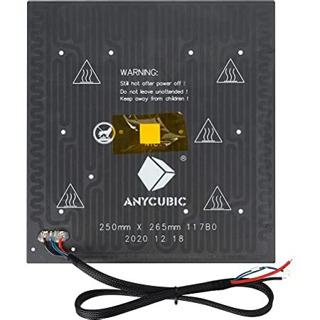 Amazon.co.jp: ANYCUBIC 3Dプリンター 磁気 シート Vyper 専用 プレートフォーム 3dプリンター用 モデルを取りやすい プラットフォーム シート マグネットシート ...