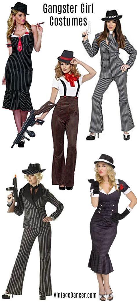 Gangster Costumes And Outfits Gangster Girls And Guys Costume Outfits