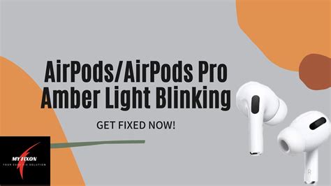 Apple Airpodsairpods Pro Amber Light Blinking Fixed Youtube
