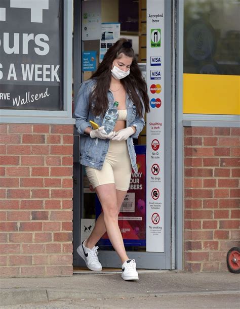 Busty Rebecca Gormley Is Seen Heading To Her Local Petrol Station In