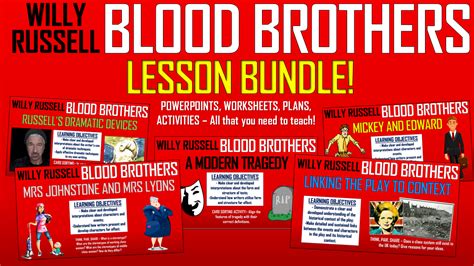 Blood Brothers Lesson Bundle Teaching Resources