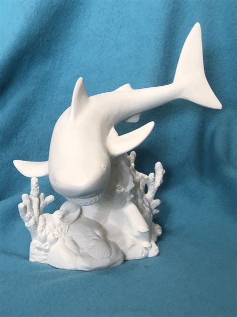 Shark Ceramic Bisque Ready To Paint