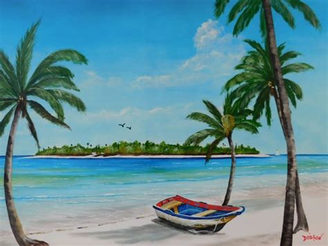 My Paradise Island Lloyd Dobson Artist Paintings And Prints