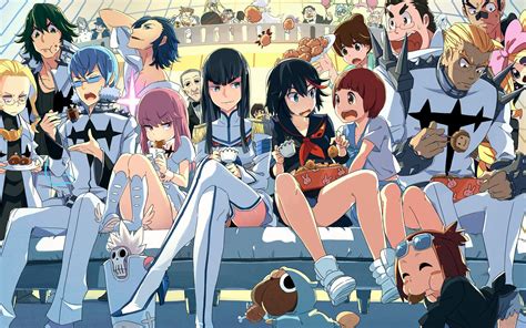 Wallpaper Illustration Anime Girls Cartoon School Uniform Kill La Kill Comics Matoi
