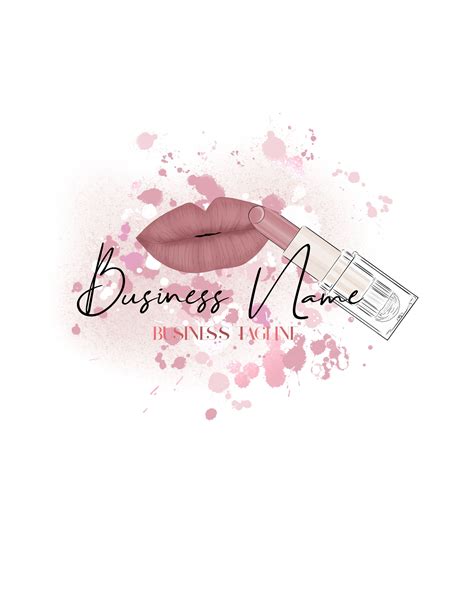 Makeup Logo Beauty Logo Makeup Artist Logo Lips Logo Cosmetics Logo