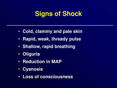 Ppt Shock Clinical Features And Pathophysiology Powerpoint