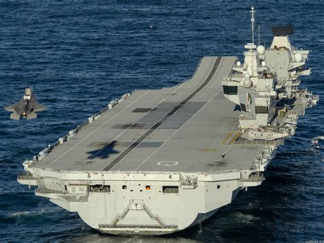 HMS Queen Elizabeth R 08 Aircraft Carrier Royal Navy Aircraft Carrier