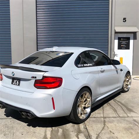 Bmw M2 Competition F87 Hockenheim Silver With Gold Bc Forged Hca222s