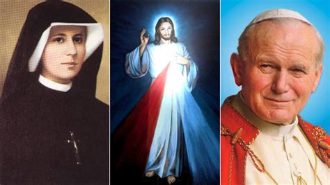 Cinco relações notáveis entre Santa Faustina e São João Paulo II