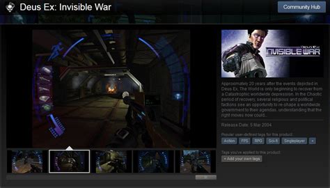 The fall steam key global. Super Adventures in Gaming: Deus Ex: Invisible War (PC)