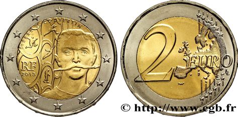 France 2 Euro Pierre De Coubertin 2013 Pessac Feu301432 Euros