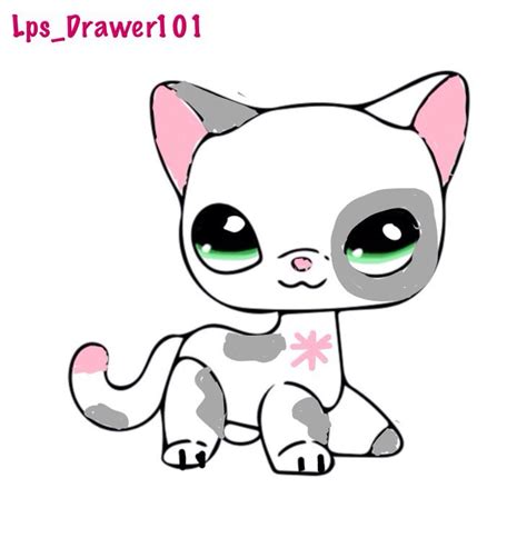 How To Draw A Lps Cat Whiskers And Tails