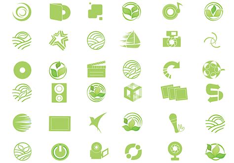 Eco Green Icon Vector Pack 83630 Vector Art At Vecteezy