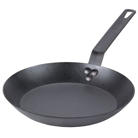 Lodge Crs10 French Style Pre Seasoned 10 Carbon Steel Fry Pan