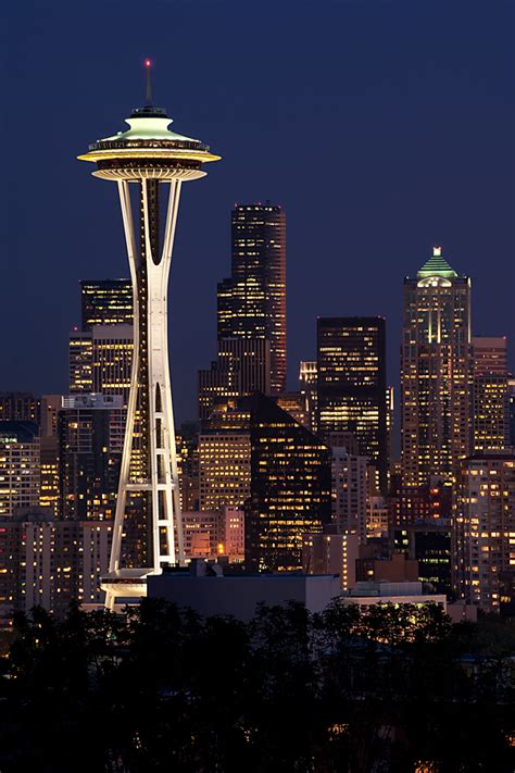 Space Needle Seattle Foto And Bild North America United States North