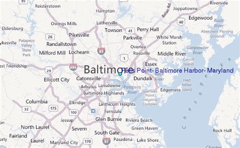 Fells Point Baltimore Harbor Maryland Tide Station Location Guide