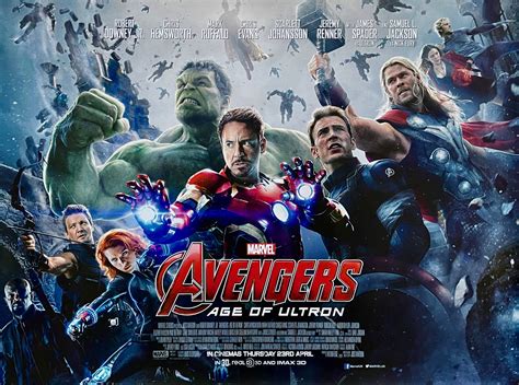Original Avengers Age Of Ultron Movie Poster Vision Wanda Maximoff