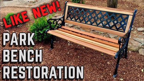 I Almost Threw It Away Park Bench Restoration How To Restore A