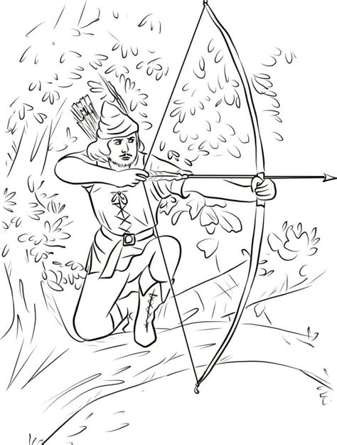 Desenhos De Robin Hood Para Colorir Wonder