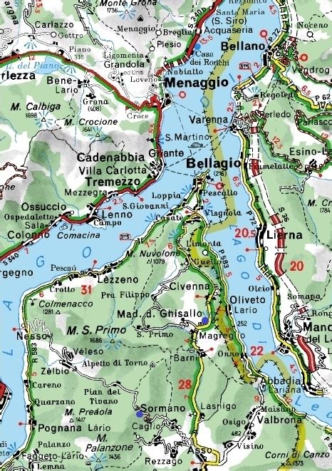 Overnachtingshotels onderweg langs snelweg a9/e35 como(meer). Project Comomeer 2017