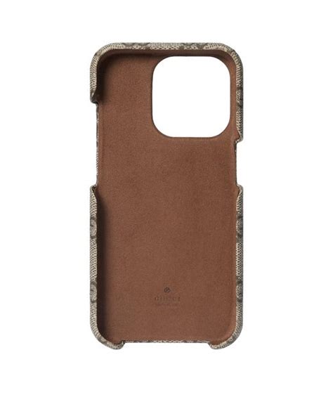 Gucci Ophidia Iphone 15 Pro Case In Natural Lyst Uk
