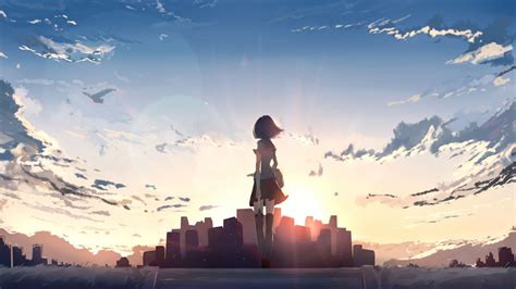 14 Anime Girl Alone Hd Wallpaper Anime Top Wallpaper