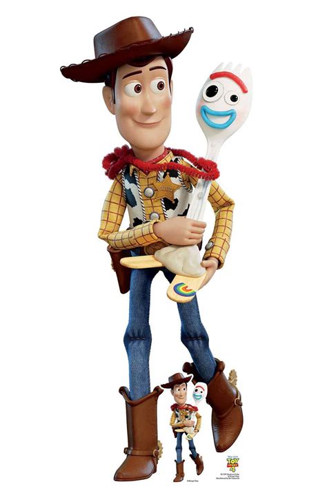 Woody And Forky Official Toy Story 4 Lifesize Cardboard Cutout