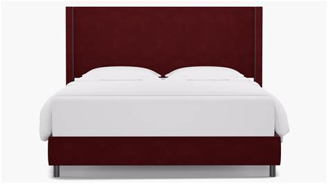 Buy velvet wingbacks and get the best deals at the lowest prices on ebay! Bordeaux Velvet Upholstered Custom Modern Wingback Bed ...