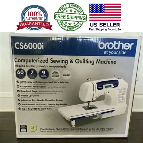 For Sale Used Brother Cs6000i 60 Stitch Computerized Sewing Machine