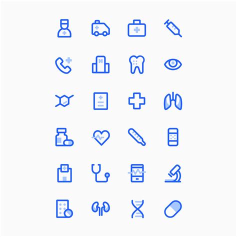24 Free Vector Medical Icons