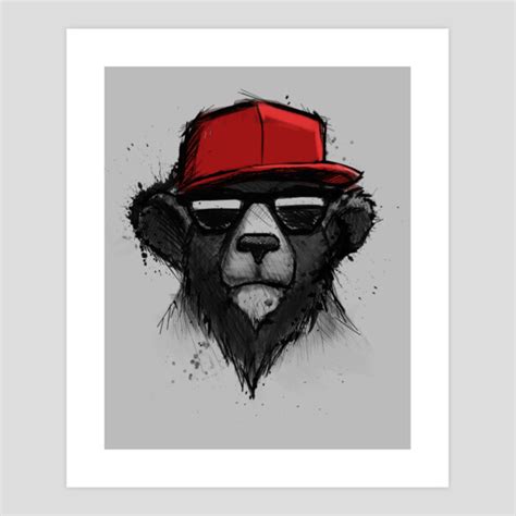 Dope Bear Art Print By Sebiondbh Design By Humans