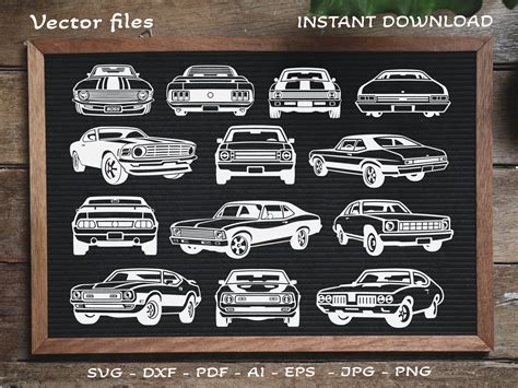Classic Muscle Cars Svg Muscle Car Svg Classic Car Svg